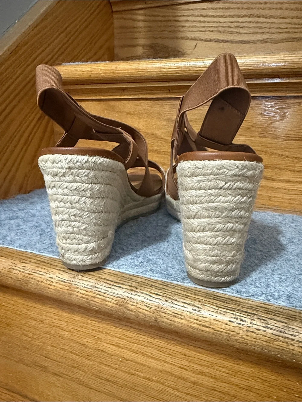 G.H Bass & Co Espadrille Wedge Sandals - Slip-On Slingback
